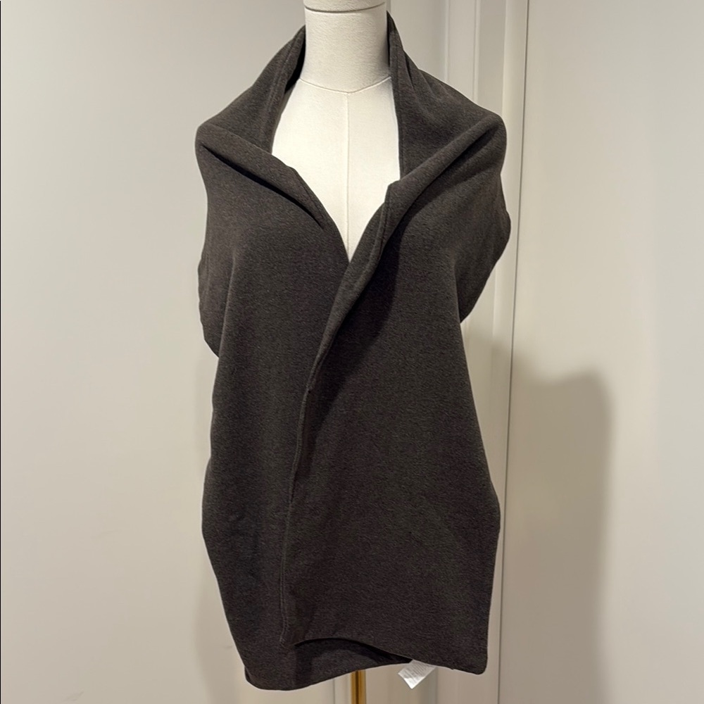 Dark Gray Something Navy Scarf